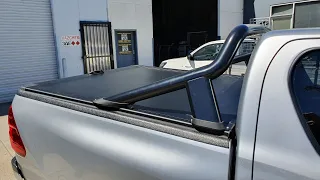 Toyota Hilux Revo with Tub Liner Roller Cover Installation Guide Video