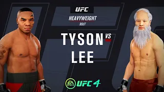 UFC 4 l Mike Tyson vs. Old Bruce Lee ( EA SPORTS UFC 4 ) mma