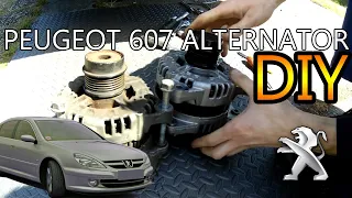 Peugeot 607 2.7HDI V6 Alternator / Dynamo replacement at home