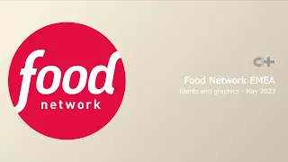 Food Network CEE idents and graphics - May 2023