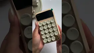 My *clickity clackity* calculator 🤍 | #lofree #unboxing #mechanicalcalculator #asmr