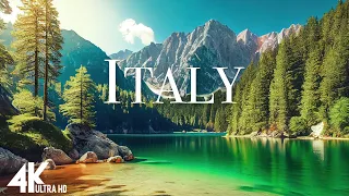 FLYING OVER ITALY (4K UHD) - Relaxing Music Along With Beautiful Nature Videos - 4K Video HD