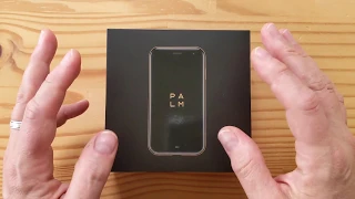 Palm phone (gold) and lanyard case unboxing