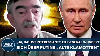UKRAINE-KRIEG: "Ja, das ist interessant!" Ex-General wundert sich über Putins "alte Klamotten"