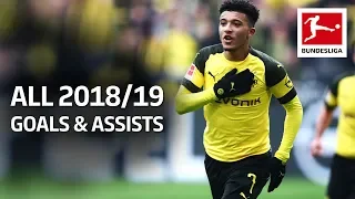 Jadon Sancho - All Goals and Assists 2018/19