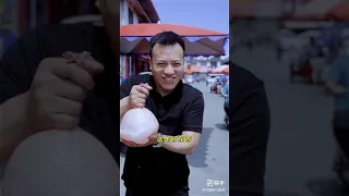 Thánh ăn tạp p2 tik tok và kwai trung quốc thần đá đi xin bong bong lợn