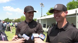 Derek Carr and Drew Brees talk Pro-Am, Saints | 2024 Zurich Classic