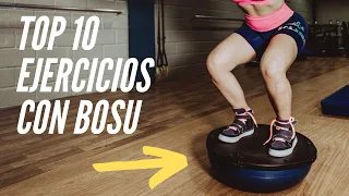 🔝TOP 10👍 Ejercicios con BOSU para PRINCIPIANTES💥Entrenamiento de PROPIOCEPCIÓN!!💥