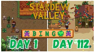 I Played 100 Days of Stardew Valley (+12) - BINGO Edition