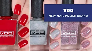 VOQ || новый российский бренд обычный лаков для ногтей || обзор и свотчи
