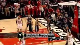 Derrick Rose Top 10 Plays (ESPN) Best D Rose Moments