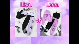 Lisa or lena clothes❤️‍🔥✨️#trending #cute #youtube #fypシ #preppy #viral #lisa #lena #lisaandlena