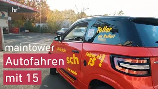 Mit dem Mopedauto zu Schule | maintower