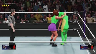 WWE 2K19 Liz Bandicoot VS Ami Bandicoot