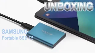 UNBOXING!! Samsung Portable SSD T5 (HD)