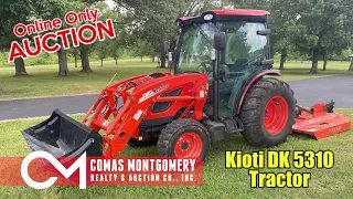 Kioti DK 5310 SE HC Tractor For Sale - Bid Now Online Until 8/8/21