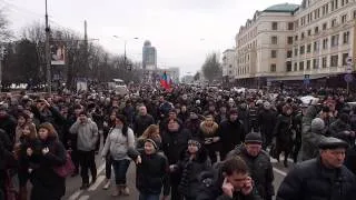 Донецк - Русская весна!!  01  03 2014