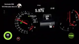 Mercedes CLA 250 4Matic Acceleration - 0-100km/h