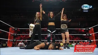 Bayley, Iyo Sky & Dakota Kai atacan a Bianca Belair, Alexa Bliss & Asuka -WWE Raw 19/09/2022 Español