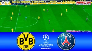 BORUSSIA DORTMUND vs PSG - UEFA Champions League 23/24 - Semi Final | EA FC 24 Gameplay PC