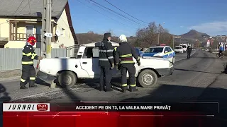 Accident pe DN 73, la Valea Mare Pravăţ ( 05 01 2022 )