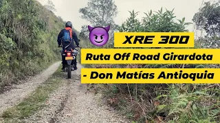 HONDA XRE300 - PRIMERA RUTA OFF ROAD CON CAÍDA.