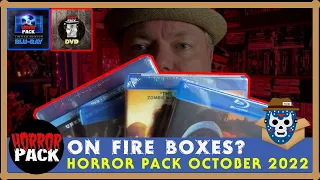 HORROR PACK OCTOBER 2022 DVD, Blu Ray Subscription Unboxing & Review - 1980’s Classic and Zombies