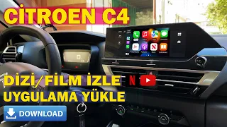 Citroen C4 Kablosuz Carplay ve Android Auto İnterface!