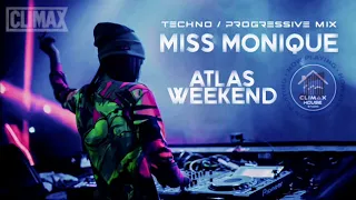 Miss Monique  - live Mix at Atlas Weekend  Techno   Progressive Mix  2020