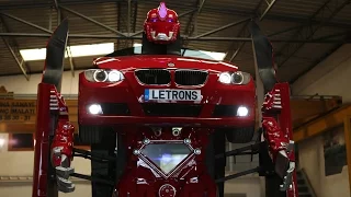 Türk yapımı ANTIMON (Robot)  Letrons -Amazing Real BMW Transformer -