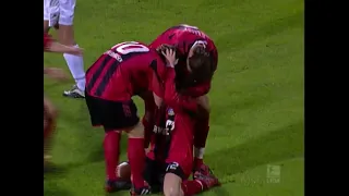 Bayer 04 Leverkusen - Arminia Bilefeld 3-2 (27.10.2004), Andriy Voronin's hat trick in Bundesliga