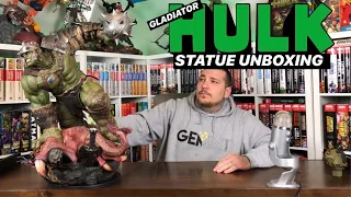 Gladiator HULK Maquette Statue Unboxing & Review | Sideshow Collectibles