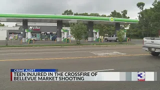 Fight at gas station leads to teen, woman getting shot