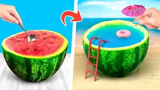 12 Increíbles Ideas y Bromas Con Sandías