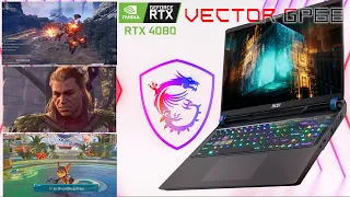 MSI Vector GP68 | RTX 4080 | 4k & 1440p - 5 Demanding Games Tested