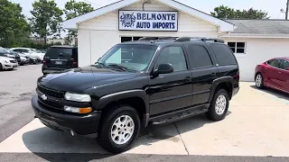 2004 Chevrolet Tahoe SUV for sale at Belmonte Auto in Raleigh NC