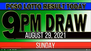 LOTTO RESULT TODAY 9PM DRAW – AUGUST 29, 2021 | 2D | 3D | 6/49 | 6/58