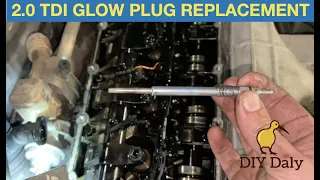 Audi A4 2.0 TDI B7 glow plug replacement