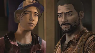 Lee and Clementine in TLOU [Ranch Scene]