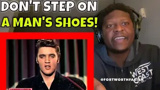 Elvis Presley - Blue Suede Shoes 1956 (COLOR and STEREO) REACTION