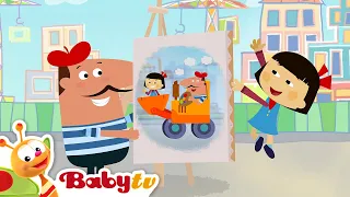 Traktor dengan Pierre si pelukis 🚜  | Game Tebak Anak | Video untuk anak-anak @BabyTVIndo