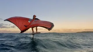 We saved the best for last - Golden hour winging session on Maui