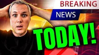 BREAKING CRYPTO NEWS! TODAY! WE FIND OUT TODAY! WHY CRYPTO IS DOWN TODAY!