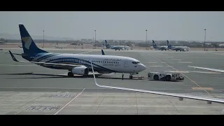 Oman Air Push Back At Muscat International Airport - الطيران العماني