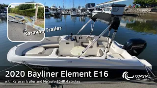 Coastal Boat Sales: 2020 Bayliner Element E16