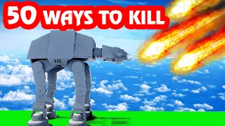 50 Ways to Kill a Star Wars AT-AT ✅ Teardown gameplay