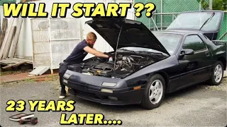 My Mazda Rx-7 Sat for 23 Years.... Will it Start?!