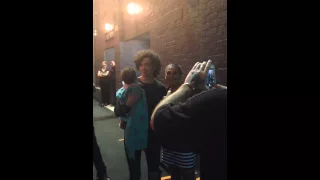 Matty Healy meeting a baby - Festival Hall, Melbourne 15/1/2015