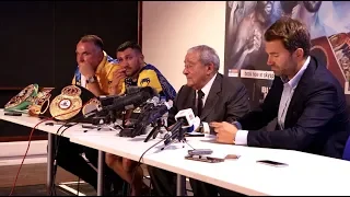 VASYL LOMACHENKO v LUKE CAMPBELL POST-FIGHT PRESS CONFERENCE w/ BOB ARUM, EDDIE HEARN & EGIS KLIMAS