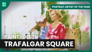 Meet the Contestants in Trafalgar Square - Portrait Artist of the Year - S01 EP1 - Art Documentary